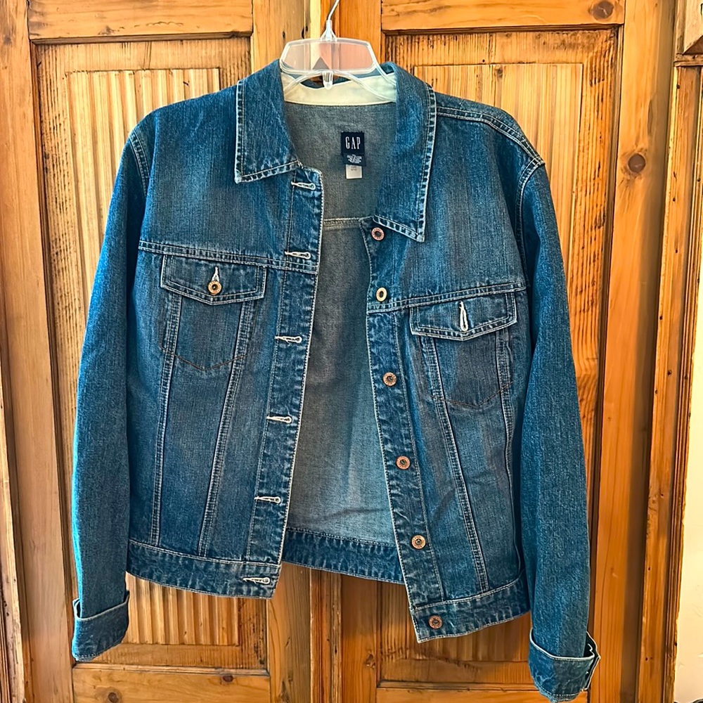 GAP denim jacket classic blue XL EUC